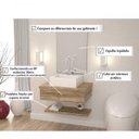 Ver imagem 7 de Bancada para Banheiro com Cuba Q35 Prateleira e Espelheira 606w Metrópole 