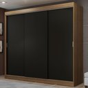 Ver imagem 1 de Guarda-roupa Casal Madesa Kansas 3 Portas de Correr 3 Gavetas
