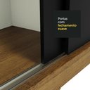 Ver mais imagens de Guarda-roupa Casal Madesa Kansas 3 Portas de Correr 3 Gavetas