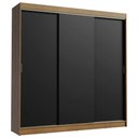 Ver imagem 2 de Guarda-roupa Casal Madesa Kansas 3 Portas de Correr 3 Gavetas