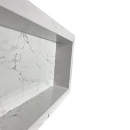 Nicho Embutir Branco Marmorizado 30x50 de Mármore Sintético - 3
