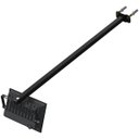 Ver mais imagens de Suporte Refletor Base Reta Braço 70 Cm Preto