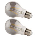 Ver imagem 1 de Lâmpada Led Kit 2 Unid. Fumê 30w Iluminação Decorativa Vintage Retrô Multifilamento Branco Quente Lu