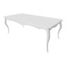 Mesa de Jantar Clássica Vintage - Branca - 1
