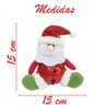 Kit 24 Enfeite Pendente para Árvore de Natal Papai Noel com Guizo 15cm - 2