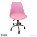 Ver imagem 3 de Kit 2 Cadeiras Office Giratória Chicago Pu Várias Cores - Fratini
