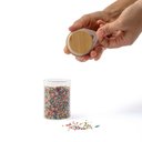 Ver imagem 5 de Pote de Vidro com Tampa em Bambu 110 Ml Oikos - Porta Tempero