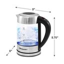 Ver mais imagens de Elite Gourmet Ekt-1789d Chaleira Elétrica Programável 1,7l Vidro