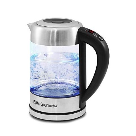 Elite Gourmet Ekt-1789d Chaleira Elétrica Programável 1,7l Vidro