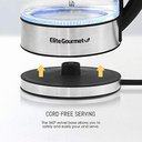 Ver imagem 4 de Elite Gourmet Ekt-1789d Chaleira Elétrica Programável 1,7l Vidro