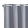 Cortina Blackout de Tecido Corta Luz 70% em Tecido 2,70M x 2,30M Gelo Ideal para Varão Simples de 2 - 2