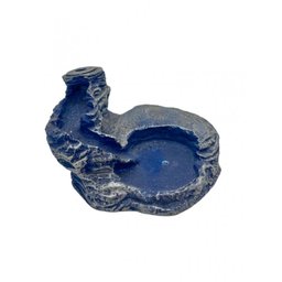 Incensário Cascata 4,5 Cm Universal Resina - Selecione a Cor:azul Escuro - 1