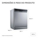 Ver mais imagens de Lava-Louças Midea MDWEF1633GSS1 16 Serviços Smart Home Inox 110V