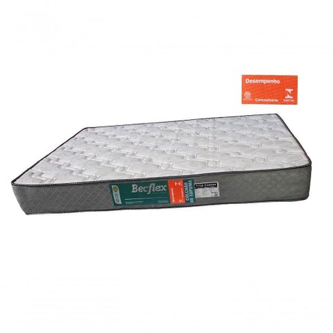 Colchão Solteiro BECFLEX Espuma Becflex Titan Diamond D80 kg/m³ 22cm altura. Semi-ortopédico. 0,78 x 1,