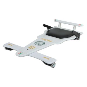 Carrinho de Rolimã F1 Premium Palmeiras Branco