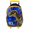 Kit Escolar Mochila de Rodinhas Lancheira e Estojo Infantil Tiranossauro Rex Escola - 2