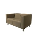 Ver imagem 3 de Sofá Nilo Sala Recepção 2 Lugares - Bege - Cor: Bege