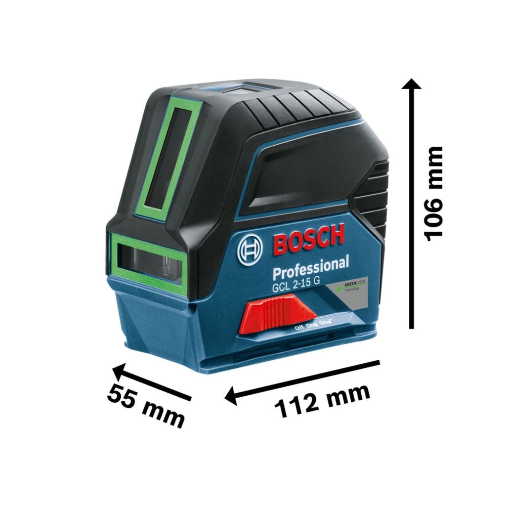 Nível a Laser Bosch Verde GCL 2-15 G 0601066J00-000 - 7