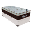 Ver imagem 1 de Cama Box Baú Solteiro Branco e Colchão Sleep King Molas Ensacadas Ortobom