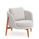 Ver imagem 1 de Poltrona Lume Linho Cinza Claro - Sallar Home