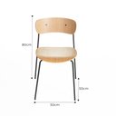 Ver imagem 2 de Cadeira Briana 80 Cm X 50 Cm X 50 Cm