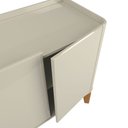 Ver imagem 5 de Buffet Aparador Flip 4 Portas com Pés em Madeira 160cm Off White