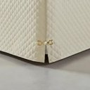 Ver mais imagens de Saia Box Casal King Matelassado Serve para Cama Baú:Creme