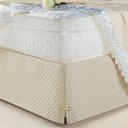 Ver imagem 5 de Saia Box Casal King Matelassado Serve para Cama Baú:Creme