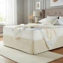 Ver imagem 1 de Saia Box Casal King Matelassado Serve para Cama Baú:Creme