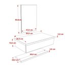 Ver imagem 5 de Bancada para Banheiro 80cm com Cuba Q39 Prateleira e Espelheira 806W Metrópole