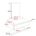 Ver imagem 5 de Bancada para Banheiro 80cm com Cuba Q39 Prateleira e Espelheira 806W Metrópole