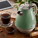 Ver imagem 2 de Chaleira Elétrica Vintage Retro Verde Água 220v 1,7l Aço Inox