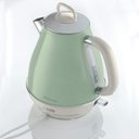 Ver imagem 5 de Chaleira Elétrica Vintage Retro Verde Água 220v 1,7l Aço Inox