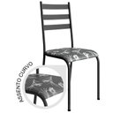 Ver imagem 5 de Kit 2 Cadeiras para Cozinha e Sala de Jantar 541.Sli Preto/Floral