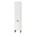Ver imagem 1 de Paneleiro Alto 2,20m X 45cm Cozinha Aurora 2 Portas 6 Nichos Cor:branco