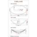 Ver imagem 6 de Bancada para Banheiro 80cm com Cuba Canoa L45 Prateleira e Espelheira 806W Metrópole Branco/Snow