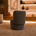 Ver imagem 4 de Poltrona Decorativa Bia Orgânica Suede Recepção Sala Estar Quarto