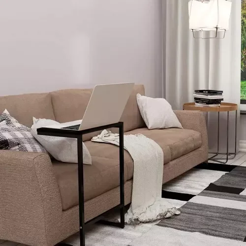 Ver imagem 3 de Mesinha Lateral Apoio de Canto Sofá Cama Leitura e Notebook