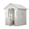 Mini Casinha De Brinquedo Com Led 100% MDF Branco Crispin Shop Jm - 2