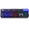 Teclado com Base Metalica LED Rainbow Multilaser GK300 - 1