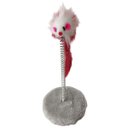 Ver imagem 3 de Arranhador Pet Gato Ratinho Guizo Mola Pelucia Macio Brinquedo Interativo Felino Animal de Estimaçao