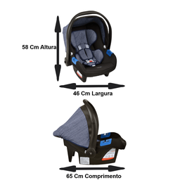 Bebê Conforto Touring X Rosa Cinza - Burigotto - 2