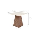 Ver imagem 3 de Conjunto Sala de Jantar Liza 0,90 com 04 Cadeiras Amendoa 74b