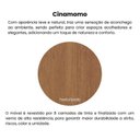 Ver imagem 7 de Conjunto 3 Peças Sala de Estar Mesa de Centro Jasmin e Aparador Malibu e Painel Monza