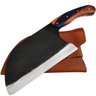 Cutelo Sérvio Artesanal Híbrido Zanline Aço Cirúrgico 420c Lâmina 22cm Brut Forge Monobloco - 3