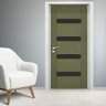 Adesivo para Porta Madeira Verde Musgo- 73X210Cm - 2