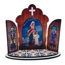 Ver imagem 2 de Capela Portuguesa Maria Passa na Frente Madeira Mdf