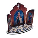 Ver imagem 1 de Capela Portuguesa Maria Passa na Frente Madeira Mdf