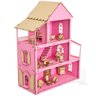 Casinha de Brinquedo Infantil Rosa de 50 Cm com Móveis - 1