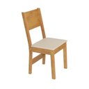 Ver imagem 3 de Conjunto Mesa Redonda Maya com 4 Cadeira Pérola - Bagum Bege Freijó e Off White